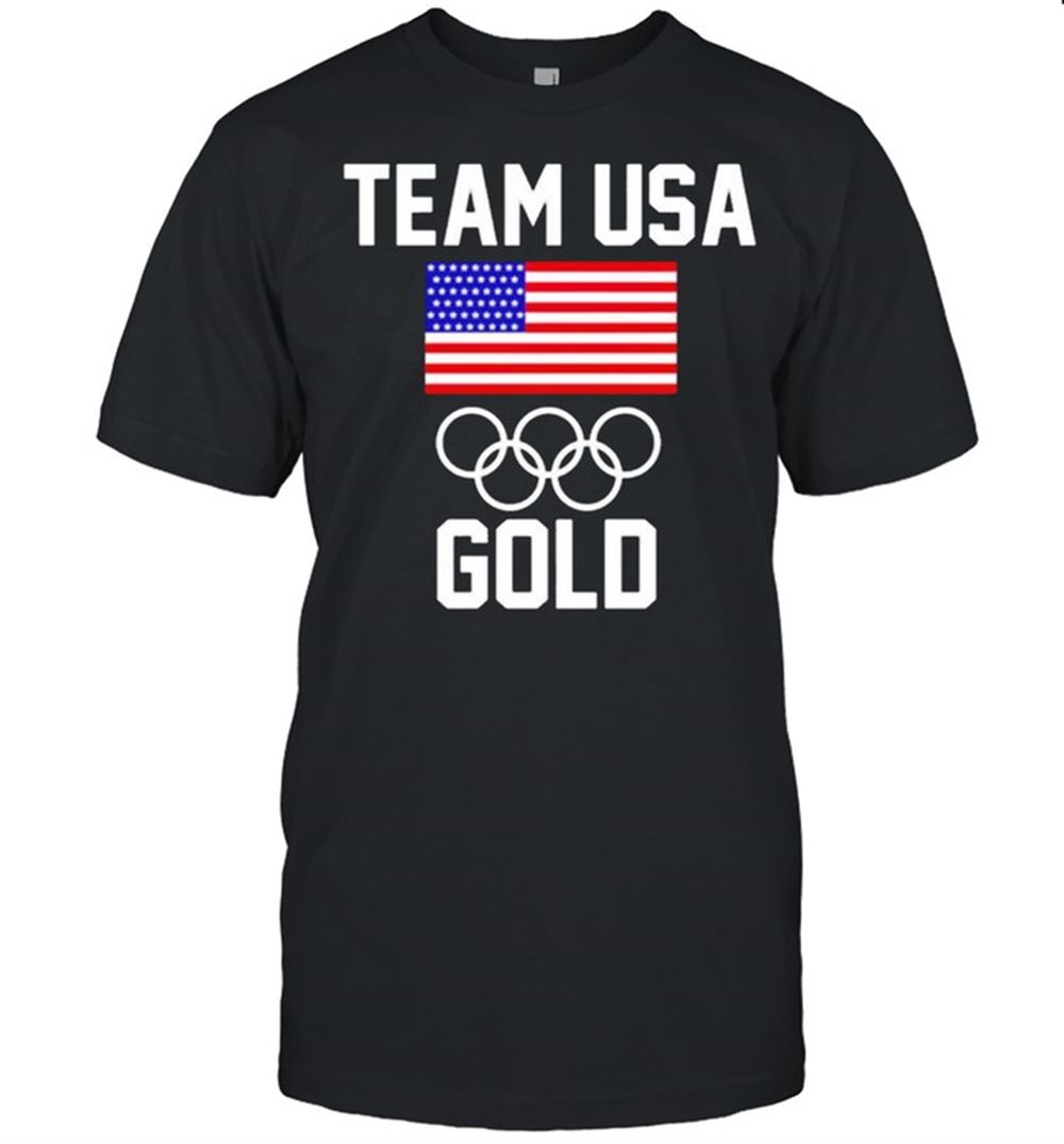 Happy Team Usa Gold Shirt 