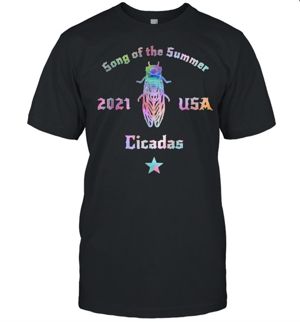 Awesome Song Of Summer 2021 Usa Cicada Entomologist Biology T-shirt 