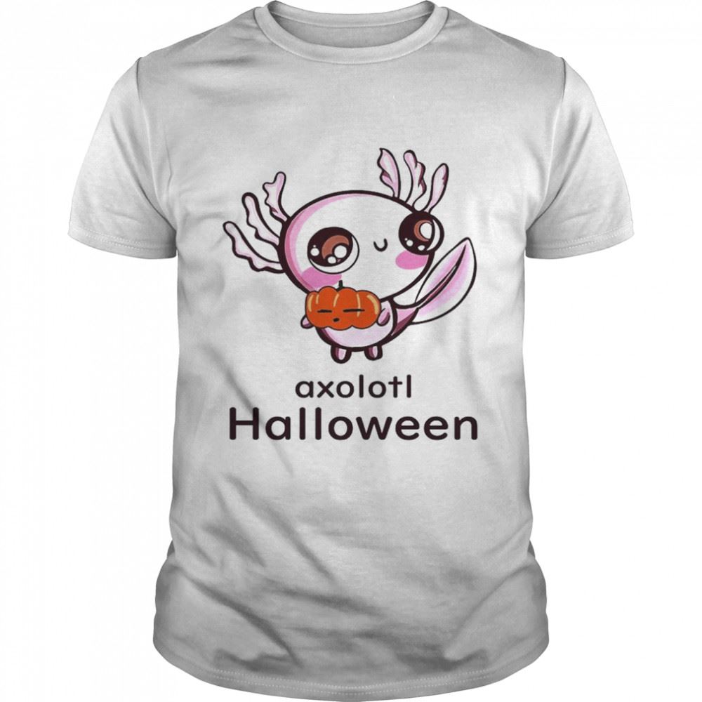 High Quality Axolotl Halloween Cute Shirt 