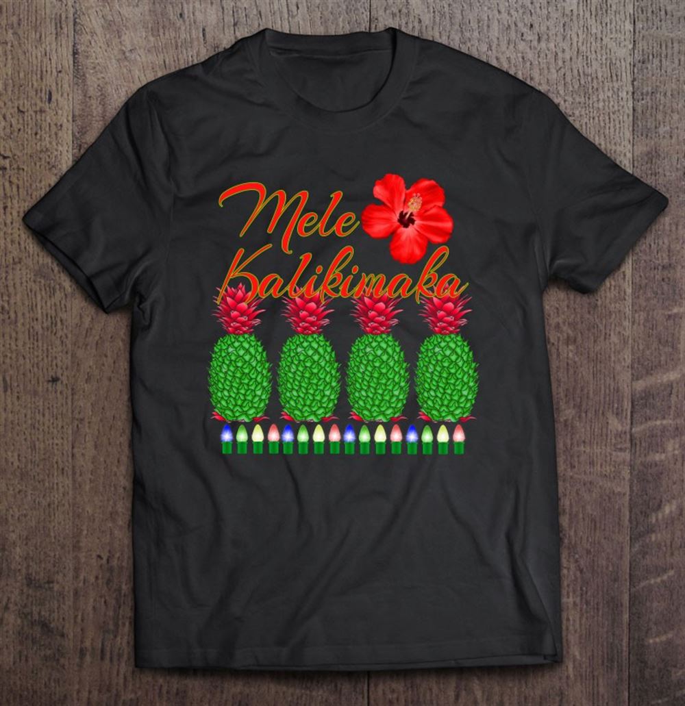 Best Mele Kalikimaka Xmas Holiday Pineapple Pullover 