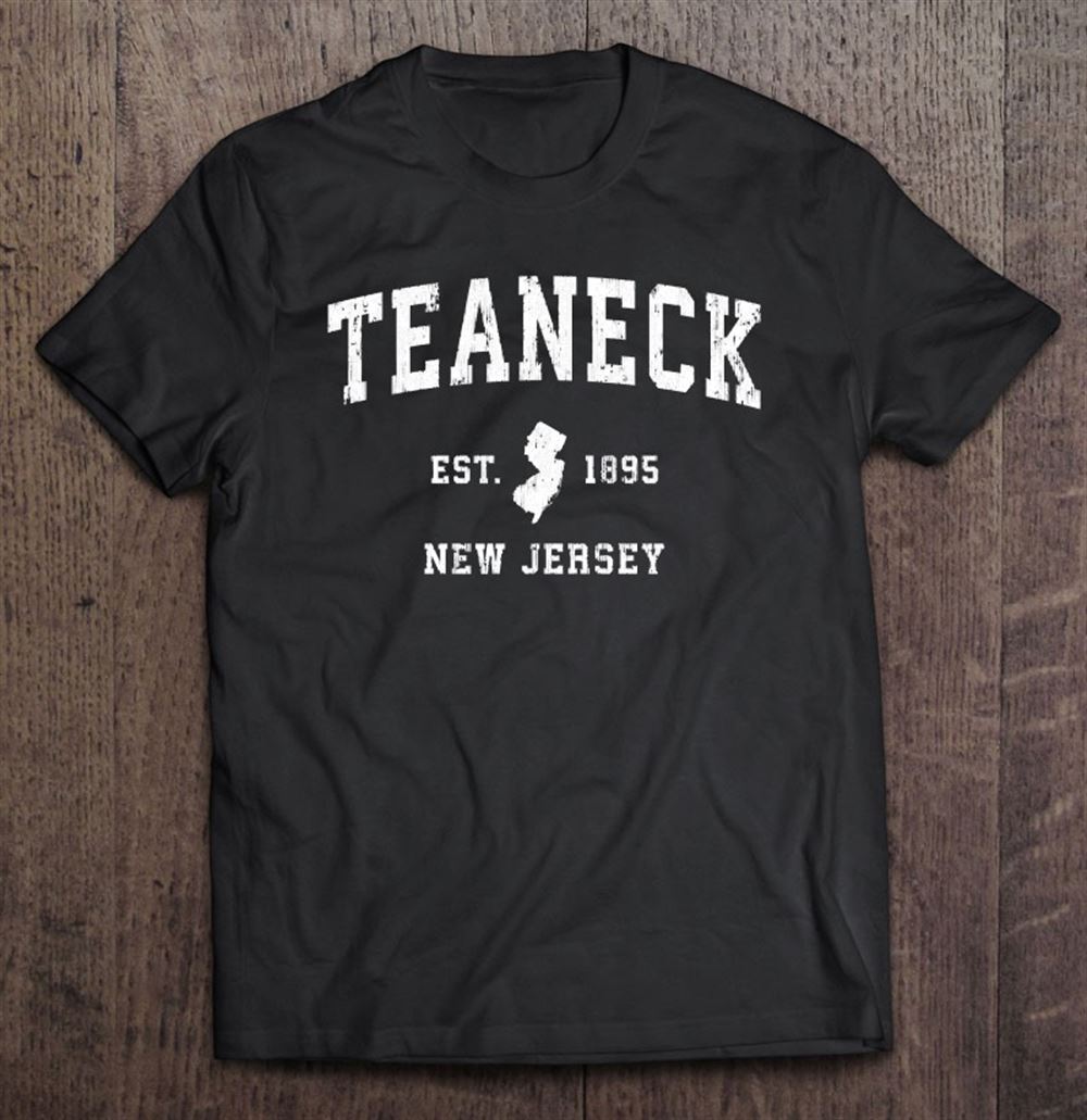 Amazing Teaneck New Jersey Nj Vintage Athletic Sports Design 