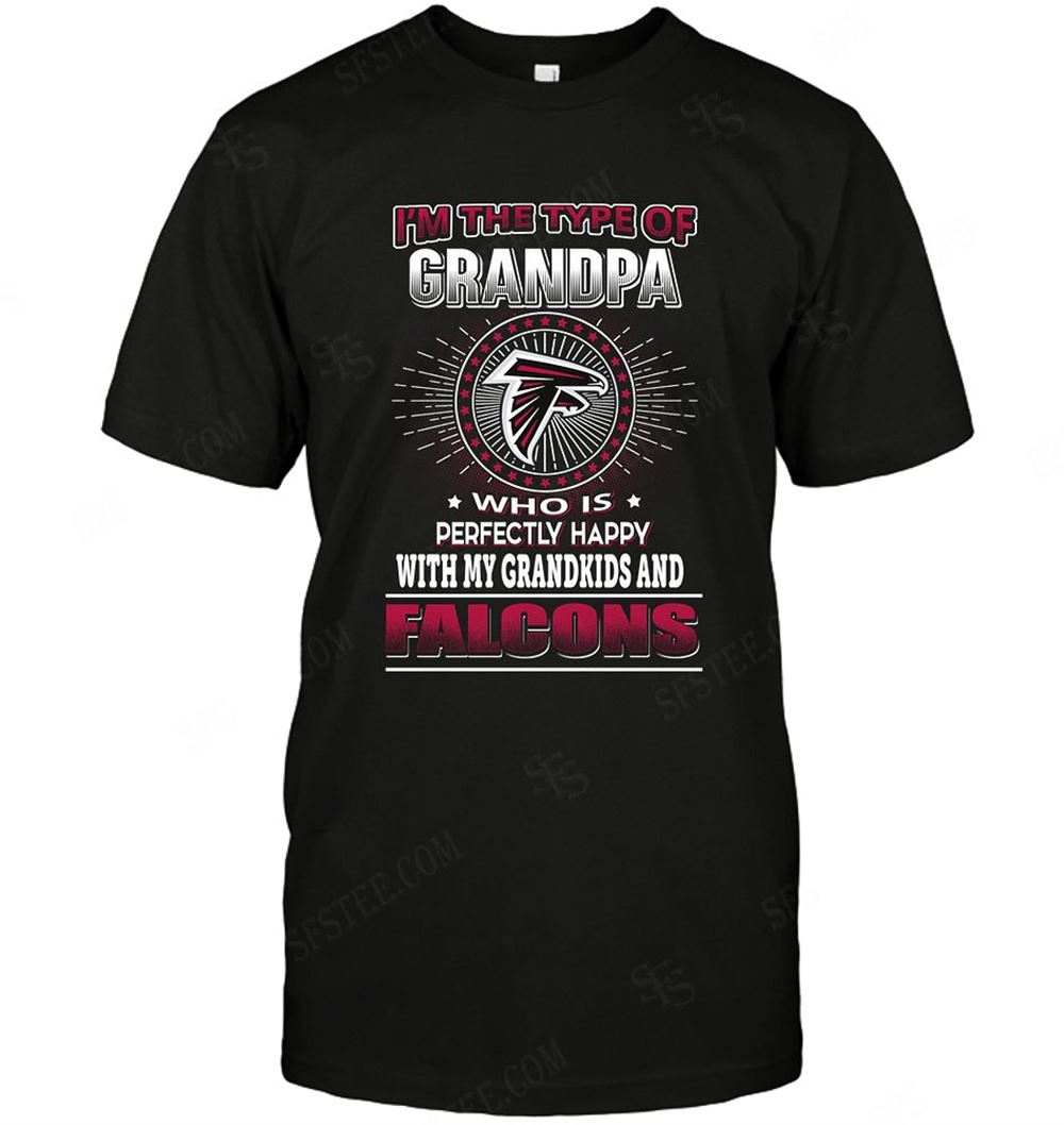 Awesome Nfl Atlanta Falcons Grandpa Loves Grandkids 