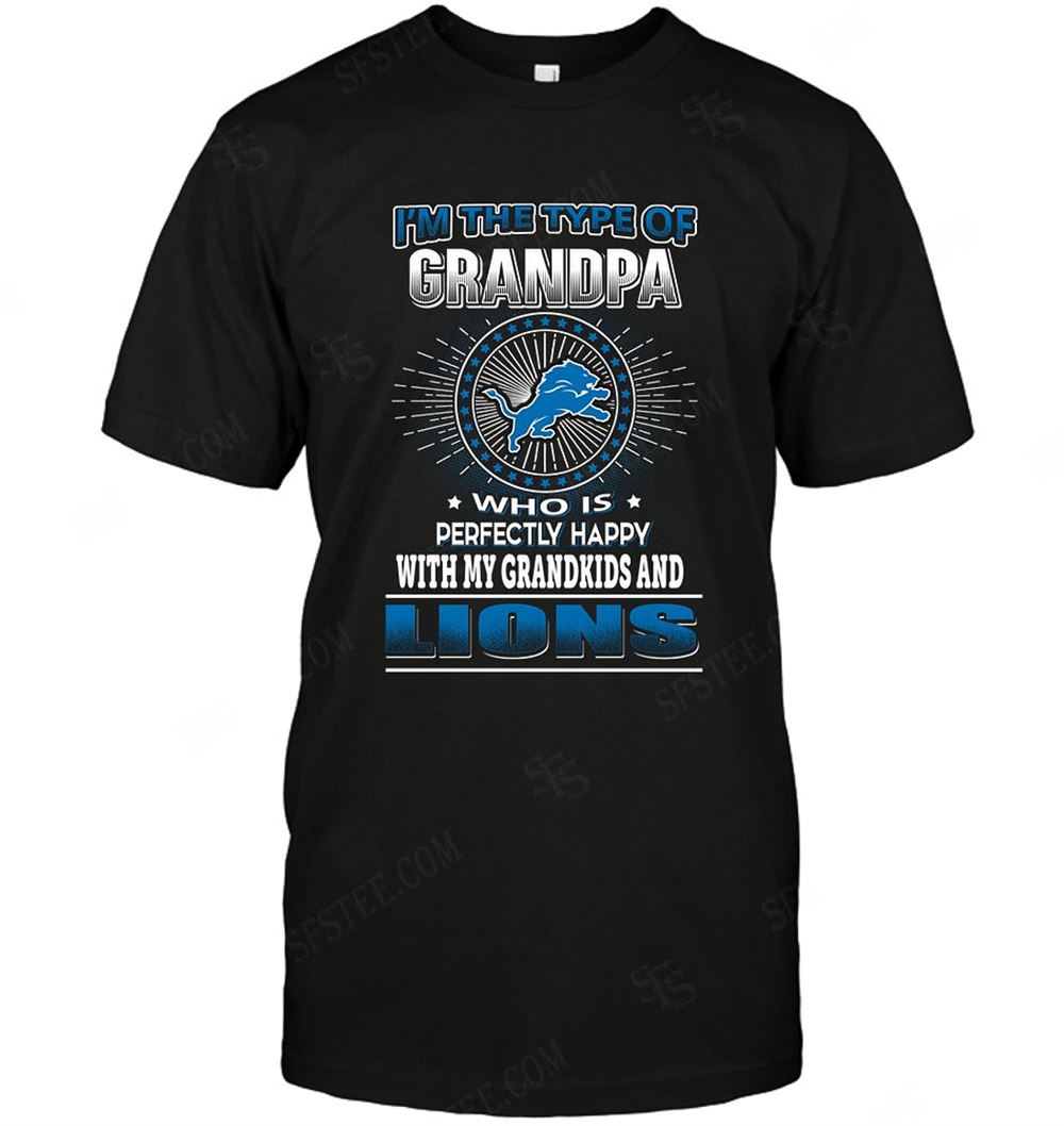 Interesting Nfl Detroit Lions Grandpa Loves Grandkids 
